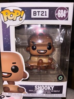 Funko Pop! BT21 Shooky Vinyl Figure - Brown Tan Cream